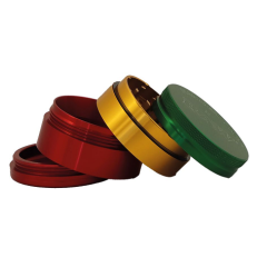 RAW Hammer Craft Medium Aluminium Grinder Rasta 4P – 55mm